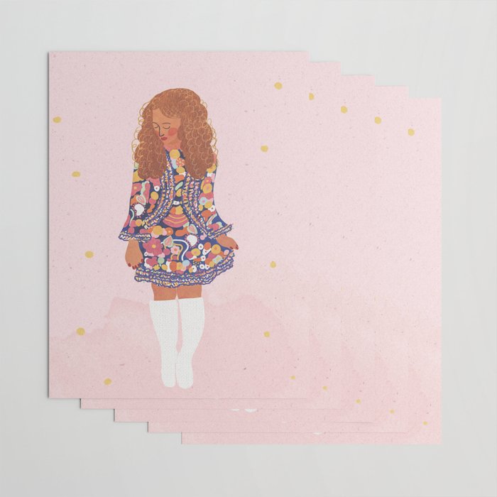 70s Girl Wrapping Paper Gallery Image 3