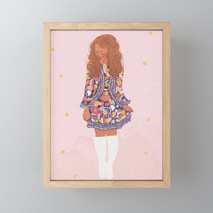 70s Girl Mini Art Print Gallery Image 1