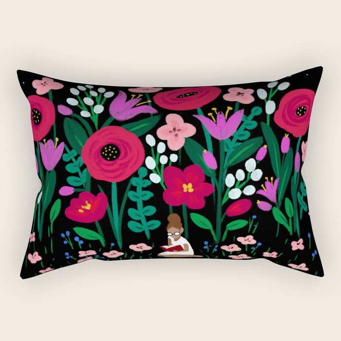 Little Reader Rectangular Pillow Gallery Image 2