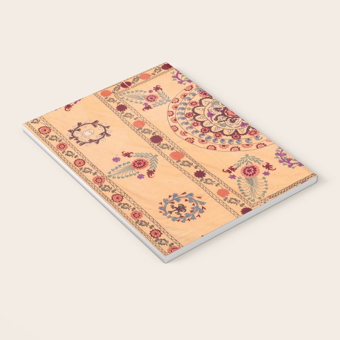 Samarkand Suzani  Antique Uzbekistan Rug Print Notebook Gallery Image 3