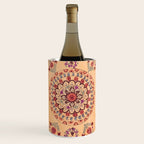 Samarkand Suzani  Antique Uzbekistan Rug Print Wine Chiller Gallery Image 1