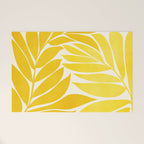 Mid Mod Vines in Yellow Welcome Mat Gallery Image 1