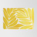 Mid Mod Vines in Yellow Rug Gallery Image 2