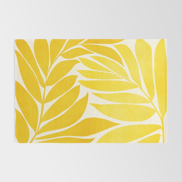 Mid Mod Vines in Yellow Rug Gallery Image 2