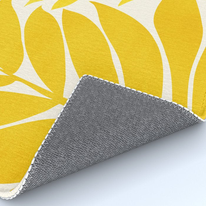 Mid Mod Vines in Yellow Rug Gallery Image 4