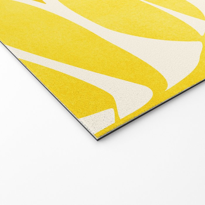 Mid Mod Vines in Yellow Welcome Mat Gallery Image 2