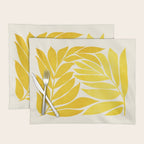 Mid Mod Vines in Yellow Placemat Gallery Image 1