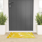 Mid Mod Vines in Yellow Welcome Mat Gallery Image 3