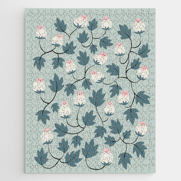 Cat and Plant 77 Jigsaw Puzzle Gallery Image 1