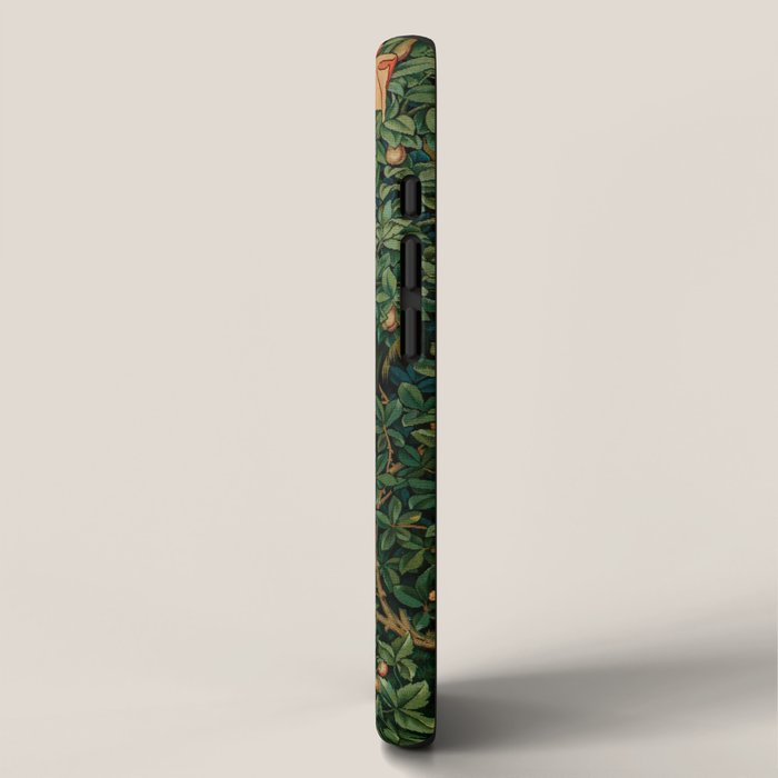 William Morris Forest Rabbits and Foxglove Greenery  iPhone Case Gallery Image 2