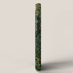 William Morris Forest Rabbits and Foxglove Greenery  iPhone Case Gallery Image 2