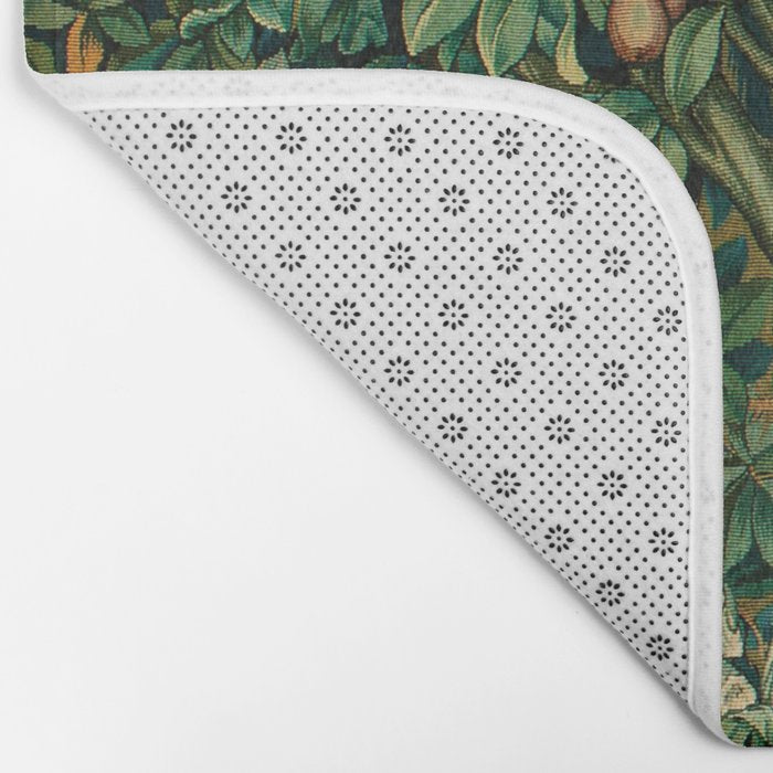 William Morris Forest Rabbits and Foxglove Greenery  Bath Mat Gallery Image 2