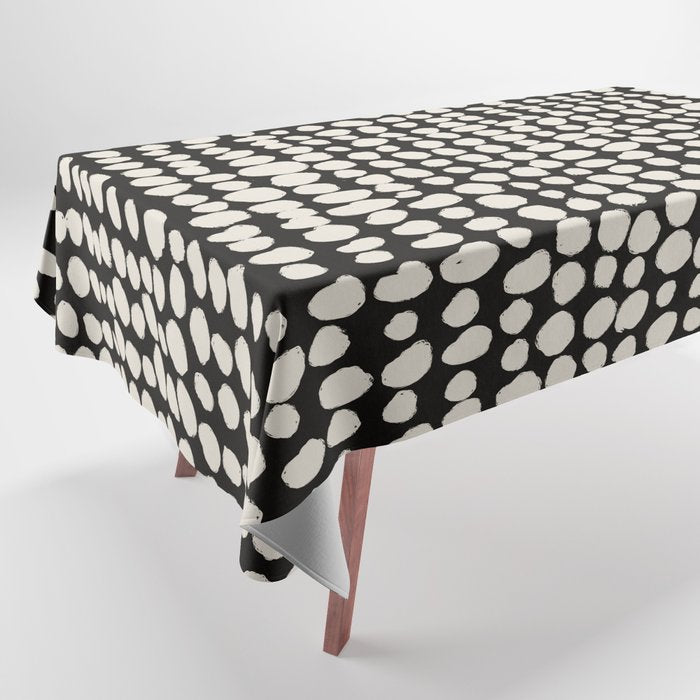 Irregular Polka Dot Pattern #2 Tablecloth Gallery Image 1