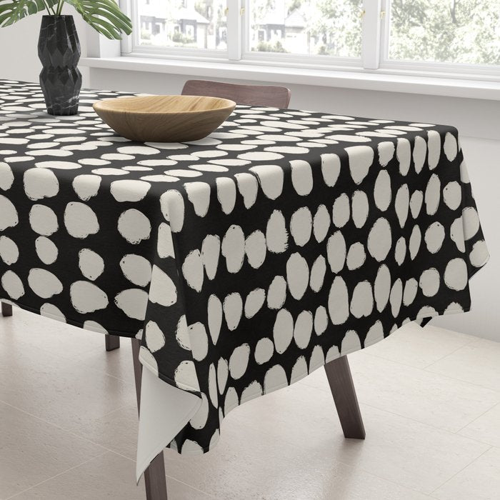 Irregular Polka Dot Pattern #2 Tablecloth Gallery Image 3