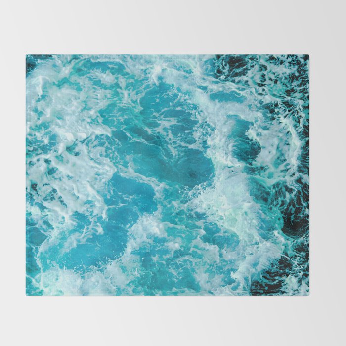 Sea Me Waving Throw Blanket Gallery Image 2