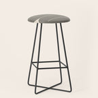 Abstraction_LINE_BLACK_DOT_VISUAL_ART_Minimlism_001A Stool Gallery Image 1