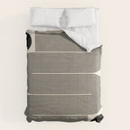 Abstraction_LINE_BLACK_DOT_VISUAL_ART_Minimlism_001A Comforter Gallery Image 6