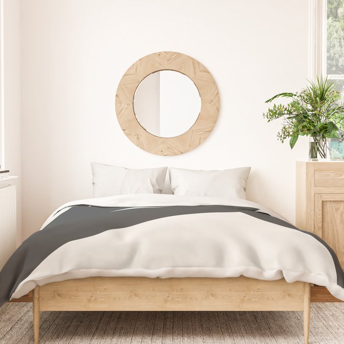 Neutral Abstract 1B Duvet Cover Gallery Image 3