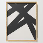 Neutral Abstract 1B Serving Tray Gallery Image 1