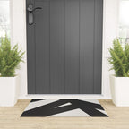 Neutral Abstract 1B Welcome Mat Gallery Image 3