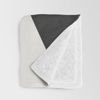 Neutral Abstract 1B Throw Blanket Gallery Image 3