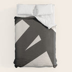 Neutral Abstract 1B Duvet Cover Gallery Image 6