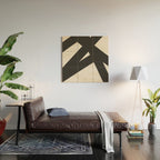 Neutral Abstract 1B Wood Wall Art Gallery Image 2