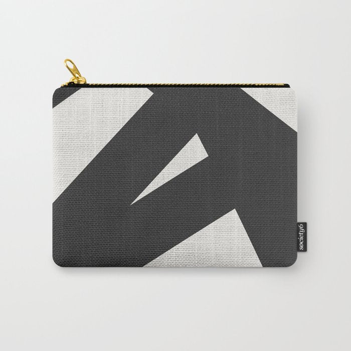 Neutral Abstract 1B Carry All Pouch Gallery Image 1