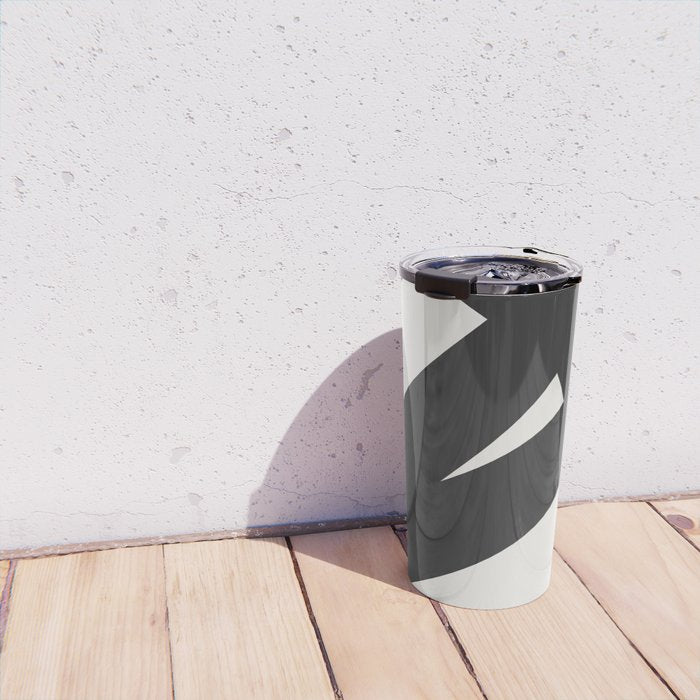 Neutral Abstract 1B Travel Mug Gallery Image 4