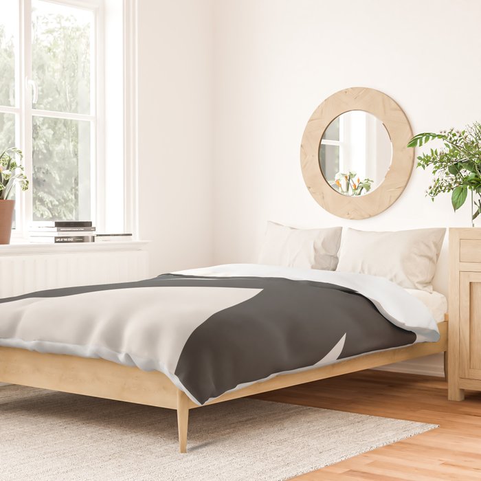 Neutral Abstract 1B Duvet Cover Gallery Image 2