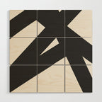 Neutral Abstract 1B Wood Wall Art Gallery Image 1