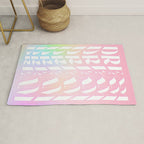Day Dream on Pink pastel gradient Rug Gallery Image 1