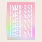 Day Dream on Pink pastel gradient Poster Gallery Image 4