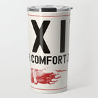 Exit Your Comfort Zone - Retro Inspirational  Travel Mug Gallery Image 1
