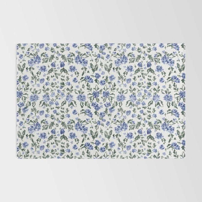 English Countryside Hydrangeas Rug Gallery Image 2