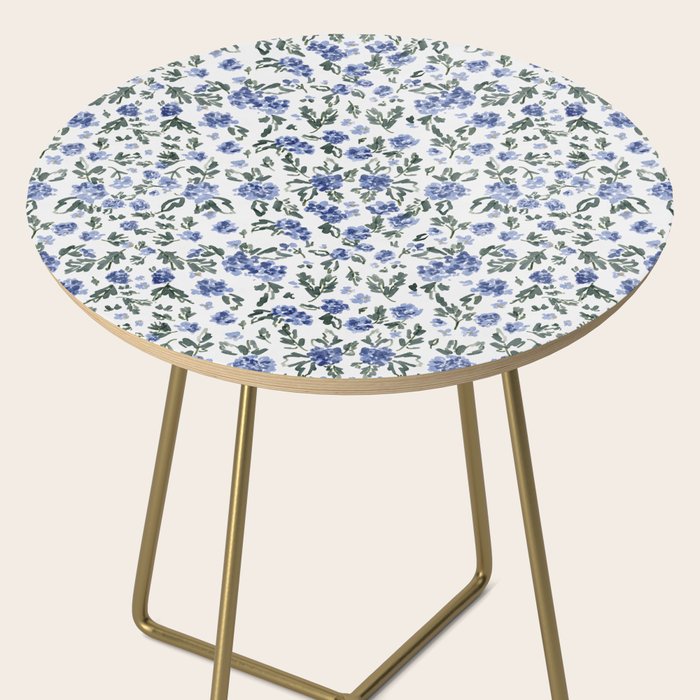 English Countryside Hydrangeas Side Table Gallery Image 2