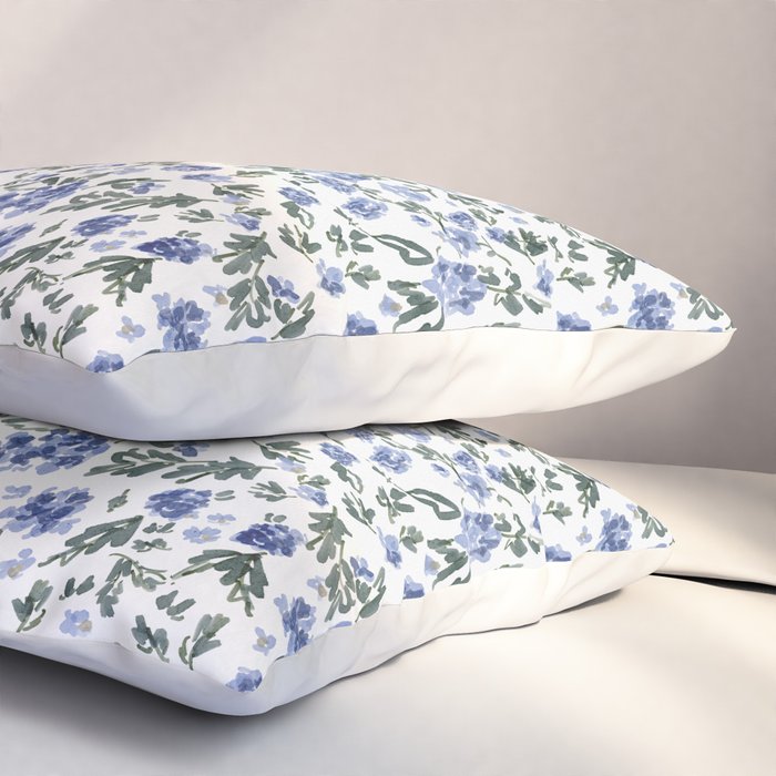English Countryside Hydrangeas Pillow Sham Gallery Image 3