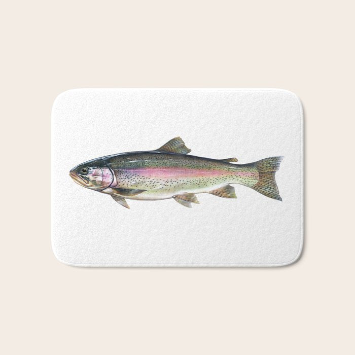 Rainbow Trout Bath Mat Gallery Image 1