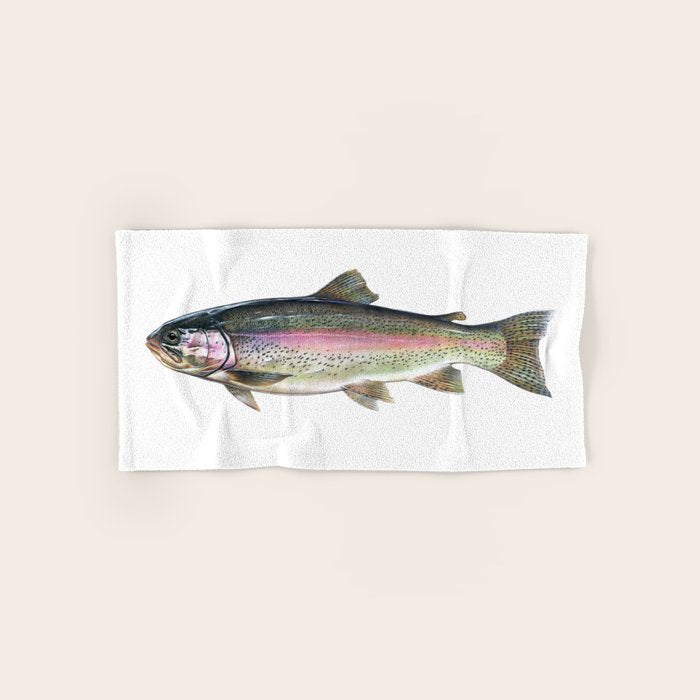 Rainbow Trout Bath Towel Gallery Image 1