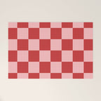 Checkered (Strawberry) Welcome Mat Gallery Image 1