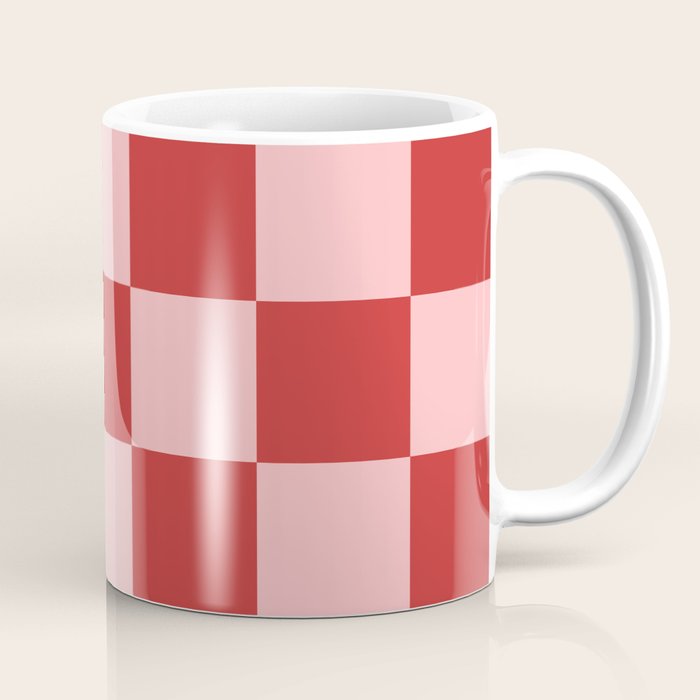 Checkered (Strawberry) Coffee Mug Gallery Image 1