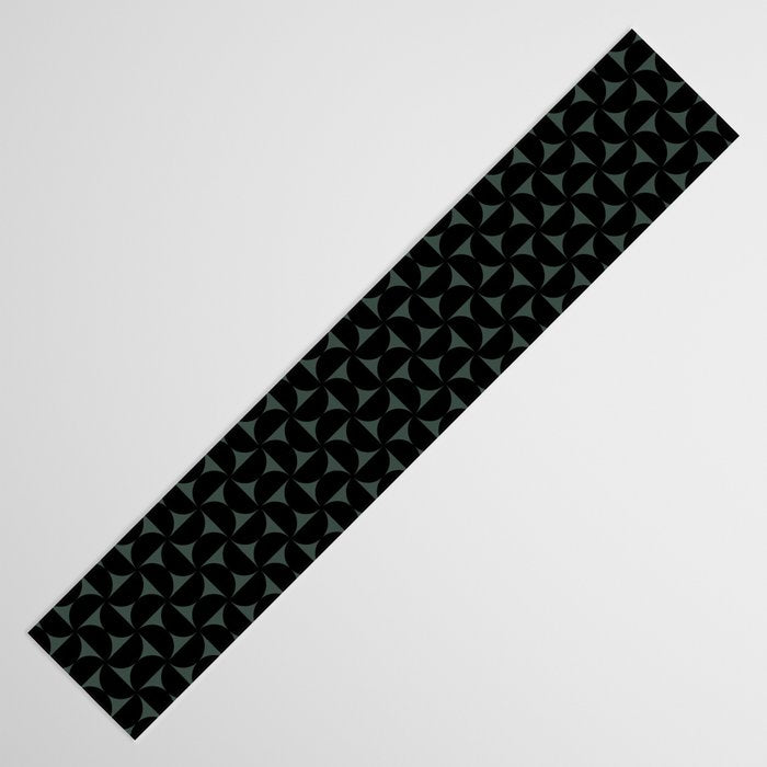 Bauhaus Mid Century Modern Geometric Pattern VI Table Runner Gallery Image 3