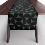 Bauhaus Mid Century Modern Geometric Pattern VI Table Runner Gallery Image 1