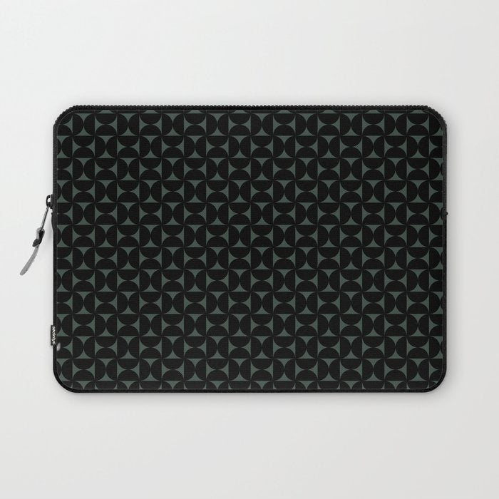 Bauhaus Mid Century Modern Geometric Pattern VI Laptop Sleeve Gallery Image 1