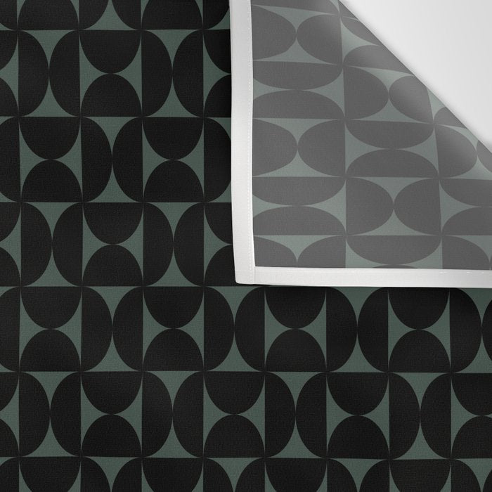Bauhaus Mid Century Modern Geometric Pattern VI Wall Tapestry Gallery Image 3