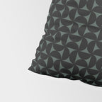 Bauhaus Mid Century Modern Geometric Pattern VI Pillow Sham Gallery Image 4