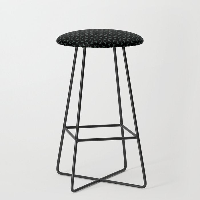 Bauhaus Mid Century Modern Geometric Pattern VI Stool Gallery Image 1