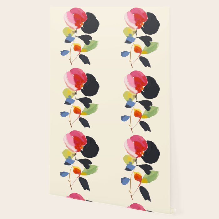 Minimal Abstract Colorful Flower Wallpaper Gallery Image 2