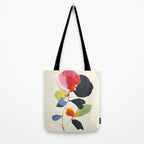 Minimal Abstract Colorful Flower Tote Bag Gallery Image 2