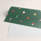 Geometric christmas decoration pattern Wrapping Paper Gallery Image 2